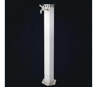 ZR98US Stainless Steel Vertical Garden Faucet with Spray, Floor Standing Water Tap, High Temperature Resistant, Wear-Resistant, Anti-Freezing, Sun-Proof