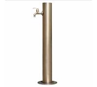 ZR98US Stainless Steel Water Column - Freestanding Outdoor Hose Stand with Faucet, Anti-Freeze Hydrant for Garden Decor