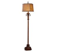 ZR98US Standing Corner American Retro Vertical Bedside Lamp Bedroom Office Floor Lamps for Living Room, 172 * 24cm