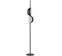 ZR98US Standing Corner Nordic Style Metal High Pole Rotatable Lampshade Reading Lamp with Sturdy Base Floor Lamps for Living Room (Color : Black)
