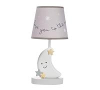 ZR98US Star Moon Themed Table Lamp with Lampshade and, Cute, Decoration Suitable for Living Room, Dormitory, Office,