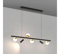 ZR98US Strip Adjustable Chandelier Home Dinning Table Pendent Lamp 1, Office Cafe Ceiling Hanging Light, Chandelier