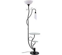 ZR98US Table Lamps Creative Bedside Storage Floor Lamp Black for Living Room Bedroom of