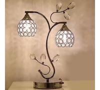 ZR98US Table Lamps for Bedroom Crystal Bedside Lamp, Creative Wedding Decoration Lamp(Color:C,Size:Touch)