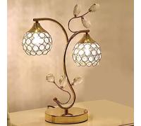 ZR98US Table Lamps for Bedroom Crystal Bedside Lamp, Creative Wedding Decoration Lamp(Color:C,Size:Touch)