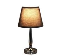 ZR98US Touch Desk Small Bedside Lamp with USB C Charging Port, Three-Way Dimmable, Bedroom Office Suitable for Living Room, Dormitory, Office,(Black)