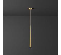 ZR98US V-intage Brass Pendent Lamp Dimmable Bedside Living Room Hallway Suspended Light Fixture, Chandelier