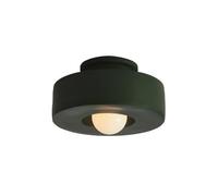 ZR98US WABI-sabi Resin Lamp, Nordic Cream Semi-Flush Mount Light Dimmable Ceiling for Cloakroom Hallway Porch(Dark)