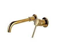 ZR98US Wall Mounted Basin Mixer Tap, Hot Cold Water Sink Faucet, Concealed Bathroom Faucet