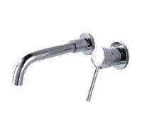 ZR98US Wall Mounted Basin Mixer Tap, Hot Cold Water Sink Faucet, Concealed Bathroom Faucet