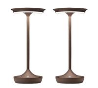 ZR98US Wireless Table Lamp with Memory Function - Multicolor, Slim & Portable (White)