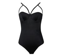 ZR98US Women Butt Lifter Bodysuit with Built-in Bra Backless Camisole Thong Body Shaper For Wedding Evening Dress