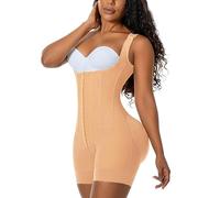 ZR98US Women Shapewear Tummy Control Bodysuit Sleeveless Mid Thigh Butt Lifter Body Shaper Shorts Waist Trainer