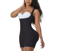 ZR98US Women Shapewear Tummy Control Bodysuit Sleeveless Mid Thigh Butt Lifter Body Shaper Shorts Waist Trainer