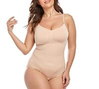 ZR98US Women Waist Trainer Bodysuit Shapewear Tummy Control Underwear Corset Full Body Shaper Tank