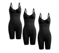 ZR98US Womens Bodyshaper Waist Trainer Shapewear Underwear Bodysuit Firm Control Ultra Light Tank Top 3 Pcs