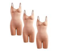 ZR98US Womens Bodyshaper Waist Trainer Shapewear Underwear Bodysuit Firm Control Ultra Light Tank Top 3 Pcs