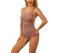 ZR98US Women's Shaping Bodysuits Tummy Control Dupe Thong Shapewear