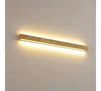 ZR98US Wood Linear, 3 Color Dimmable Wall Lamp for Living Room Bedroom Decor(39.3in/100cm)