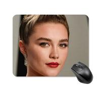 ZRCLXLVU Florence Pugh - Alfombrilla de mouse flexible y ergonómica para estación de trabajo escolar con textura innovadora y sensible
