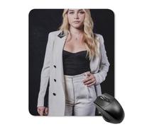 ZRCLXLVU Florence Pugh - Alfombrilla de ratón ligera y decorativa, diseño minimalista, impermeable, para escuela, diario, escritorio, textura, práctica