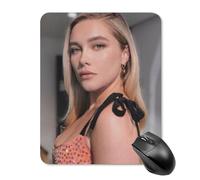 ZRCLXLVU Florence Pugh - Alfombrilla de ratón portátil duradera, profesional, flexible, suave, seguimiento diario, versátil
