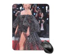 ZRCLXLVU Florence Pugh - Alfombrilla de ratón portátil ergonómica con revestimiento simple para seguimiento de juegos, para tareas