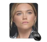 ZRCLXLVU Florence Pugh - Alfombrilla higiénica para mouse, silenciosa, duradera, portátil, para jugar
