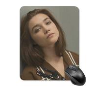ZRCLXLVU Florence Pugh Essential - Alfombrilla de mouse con diseño portátil, antideslizante, textura protectora, para escritorio