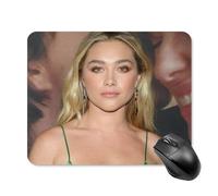 ZRCLXLVU Florence Pugh Tasks - Alfombrilla de mouse minimalista antideslizante con seguimiento de control, resistente, cómoda almohadilla antideslizante