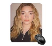 ZRCLXLVU Florence Pugh Use Play Design - Alfombrilla de mouse antideslizante innovadora para escritorio, oficina, soporte elegante y eficiente