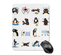ZRCLXLVU Pin-gu Play - Alfombrilla de mouse antideslizante, versátil, diseño de cuaderno, antideslizante, esencial para la escuela