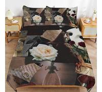 ZRCLXLVU The Phantom of the Opera Consistent Sleep Texture Secure Fit Zipper Clean Structure Fabric Duvet Set Need