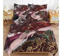 ZRCLXLVU The Phantom of the Opera Hotel Style Sleep Texture Consistent Fabric Secure Fit Closure Juego de funda de edredón Advantage