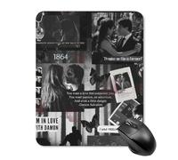 ZRCLXLVU The vam-pire dia-ries - Alfombrilla de mouse suave para trabajar a diario, cómoda alfombrilla de mouse para juegos, decorativa, sensible, silenciosa, innovadora