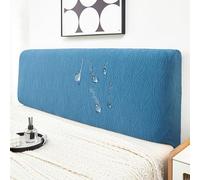 ZRCYXDW Elasticas Funda Cabecero Cama, Impermeable Cubierta De Cabecera Suave Todo Incluido Funda para Cabecero De Cama Extraíble Lavable Cubierta para Cabecero De Cama-azul-140-160cm