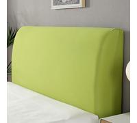 ZRCYXDW Spandex Funda Cabecero Cama, Elasticas Funda para Cabecero De Cama Suave Todo Incluido Cubierta para Cabecero De Cama Lavable para Dormitorio Hotel-Verde claro-140-160cm