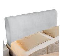 ZRCYXDW Suave Funda para Cabecero, Elástica Cubierta de Cabecera Extraíbles Todo Incluido Funda Protectora para Cabecero De Cama para Dormitorio-Gris-B-120-135cm(47.2-53.1in)