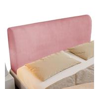 ZRCYXDW Suave Funda para Cabecero, Elástica Cubierta de Cabecera Extraíbles Todo Incluido Funda Protectora para Cabecero De Cama para Dormitorio-Rosado-150-165cm(59.1-65in)