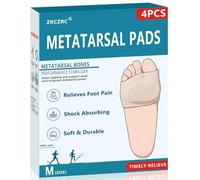 ZRCZRC Almohadillas metatarsianas para hombres y mujeres, cojín de bola de pie con almohadilla de gel, almohadillas de pie para aliviar el dolor de bola, neuroma de Morton, soporte de metatarsalgia