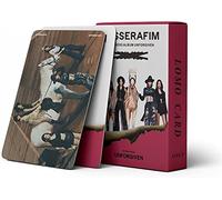 ZRHMCJEN Kpop Le Sserafim Lomo Tarjetas Photocard 55 Piezas The Sserafim Unforgiven Nuevo Álbum Lomo Tarjetas The Sserafim Postales para Fans/B