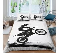 ZRHSADO Black Silhouette Funda Edredon Microfibra Suave 3 Piezas Estampado 3D Black Silhouette Funda de Edredón con Funda de Almohada Lavables Transpirable for Adultos Super King（260x220cm）