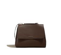 ZRHWSPD Borsa A Tracolla Donna Bolsos de hombro Vintage de cuero genuino de gran capacidad for mujer, bolsos cruzados de diseñador for ir al trabajo(Coffee)