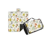 ZRHWSPD Manta Picnic Esterilla de Picnic for Exteriores, Gruesa, Impermeable, Lavable a máquina, Almohadilla a Prueba de Humedad, Manta de Playa, Esterilla de Camping(Color 06,200X200cm)