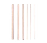 ZRHWSPD Palos Madera Manualidades Garrote Cuadrado de Madera de balsa de 2/3/4/10/12/15 mm for Manualidades, Modelo de Juguete, construcción, Tallado, Bricolaje(12mmX200mm 5pcs)