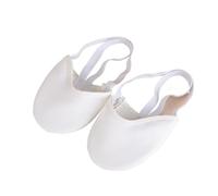 ZRHWSPD Punteras Gimnasia Ritmica Zapatillas de Gimnasia rítmica Profesionales Suaves con Puntera for niñas, Estilo Ballet Suave Forro algodón(White,XS(32-33))