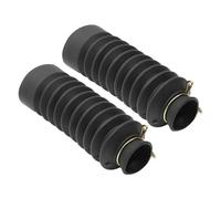 ZRHYRG Fuelle Horquilla Motocicleta,Cubierta de Polainas 2 Fundas Protectoras Antipolvo para Horquilla Delantera de Motocicleta, amortiguadores de Goma universales.