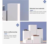 ZRQSMCX Columna de Base Cuadrada, Base de Madera para Expositor de Figuras, Expositor de esculturas, Expositor de Tienda de Ropa, Negro - 30x30x60 cm,Black-30x30x60cm