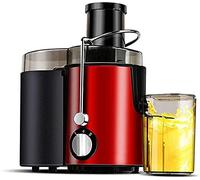 ZRQSMCX Exprimidor, exprimidor de Frutas y Verduras, Extractor de Jugo de fácil Limpieza con tolva de alimentación de Boca Ancha, Filtro de Acero Inoxidable 304,