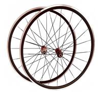 ZRQSMCX Juego de Ruedas para Bicicleta de Carretera 700C, Freno V/C, buje Delantero, Dos Traseros, Cuatro cojinetes, Altura de Rueda 27 mm, 20/20H, 8-11 velocidades, llanta de Cassette